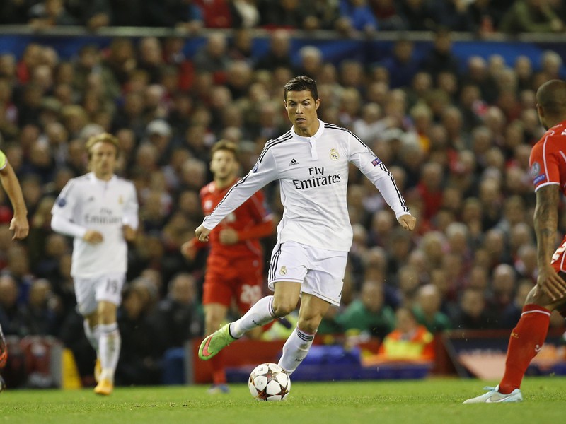 Cristiano Ronaldo strelil úvodný gól duelu na štadióne Anfield