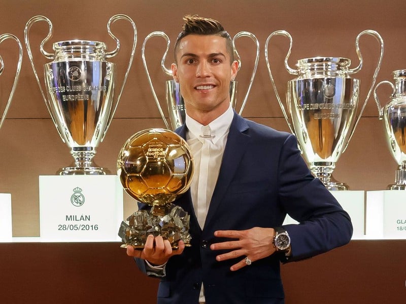 Cristiano Ronaldo so svojou štvrtou Zlatou loptou