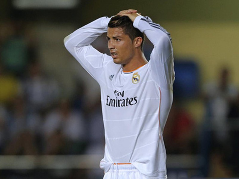 Frustrovaný Cristiano Ronaldo