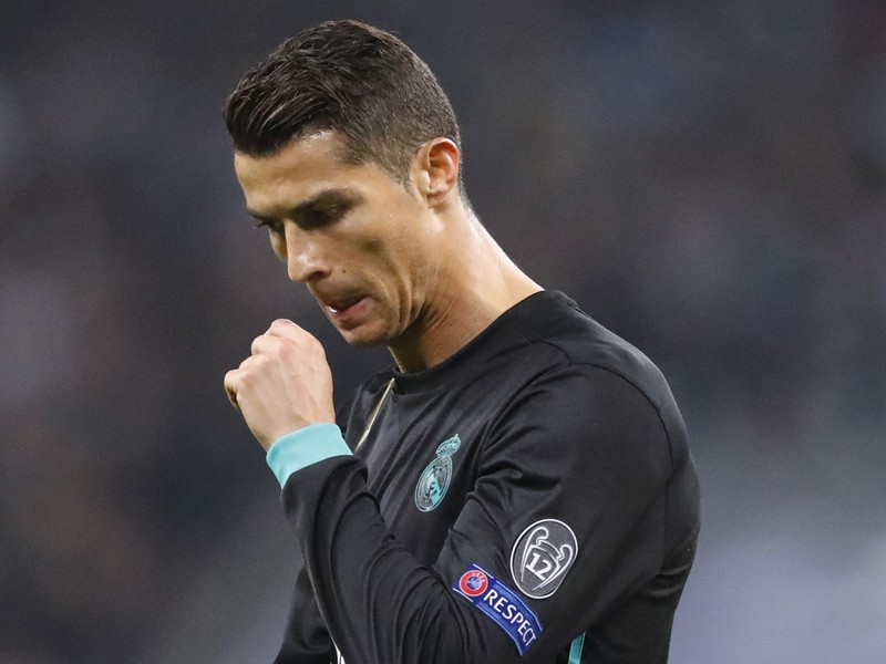 Frustrovaný Cristiano Ronaldo
