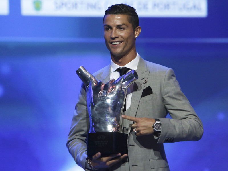 Ronaldo tretíkrát najlepší hráč UEFA