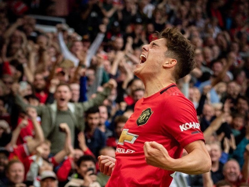 Daniel James sa raduje z gólu 