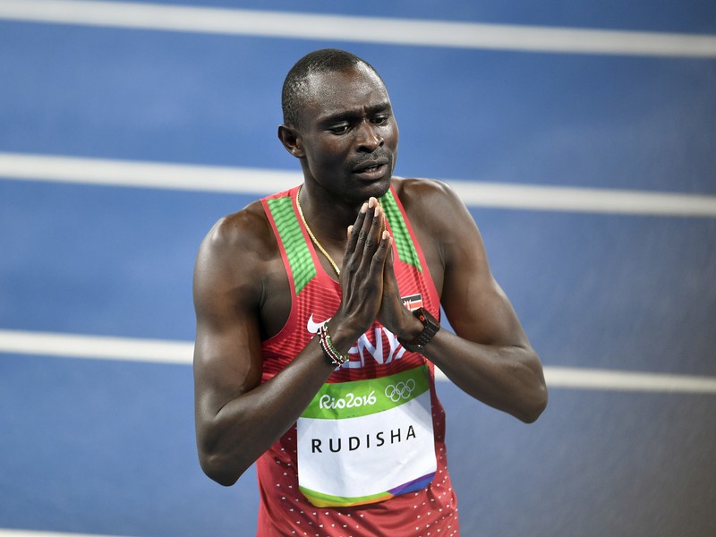 David Lekuta Rudisha triumfoval v behu na 800 m