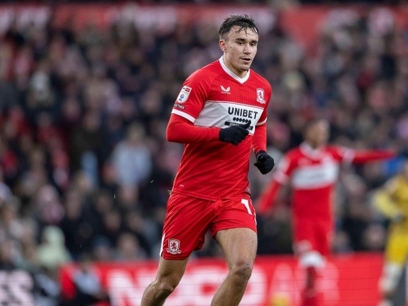Slovenský futbalista David Strelec v službách anglického Middlesbrough FC