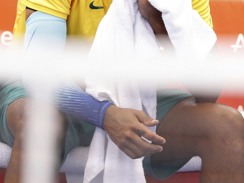 Zranený Nick Kyrgios