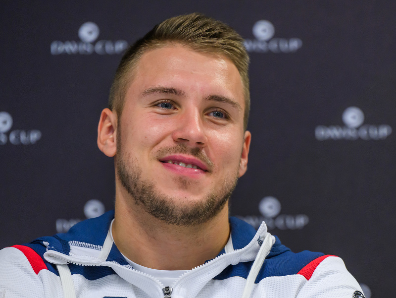 Na snímke slovenský tenista Alex Molčan 