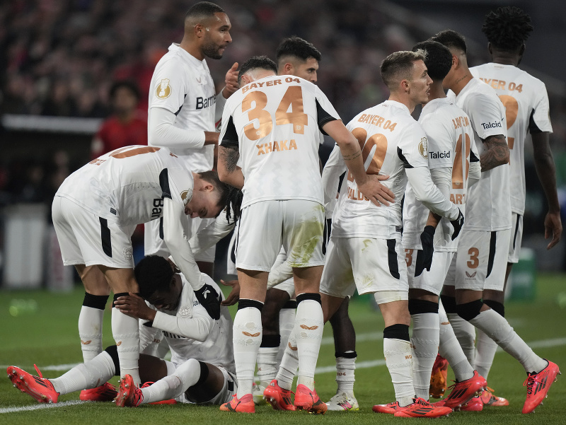 Oslavy futbalistov Leverkusenu