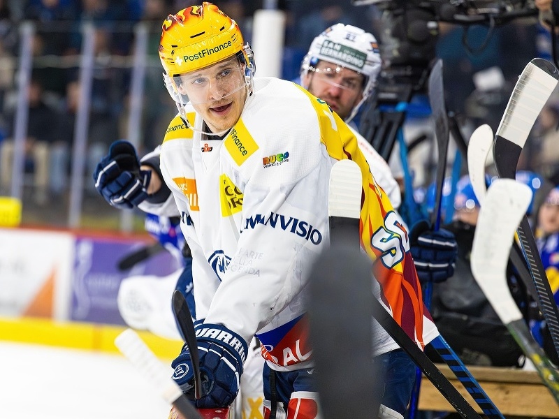 Dominik Kubalík v drese HC Ambri-Piotta