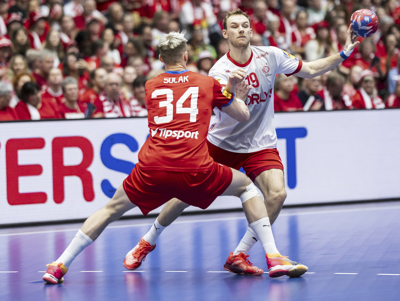 Matthias Gidsel a Dominik Solák