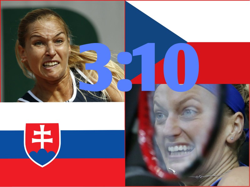 Dominika Cibulková ako slovenská jednotka a Petra Kvitová ako najlepšia Česka