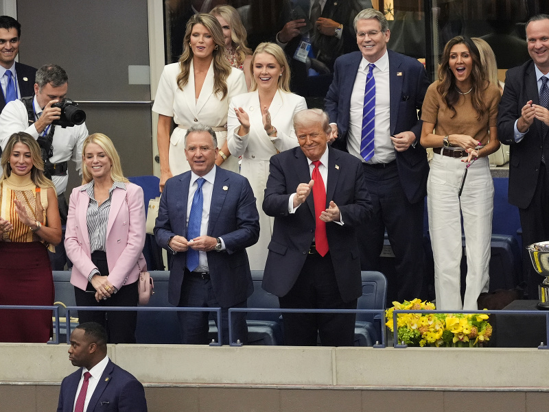Americký prezident Donald Trump sa osobne zúčastnil finále US Open