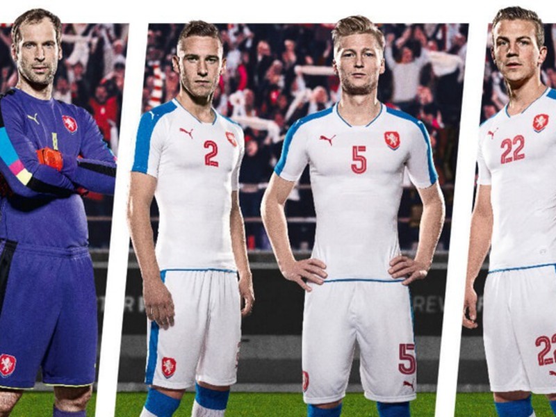 Futbalové dresy českej futbalovej reprezentácie