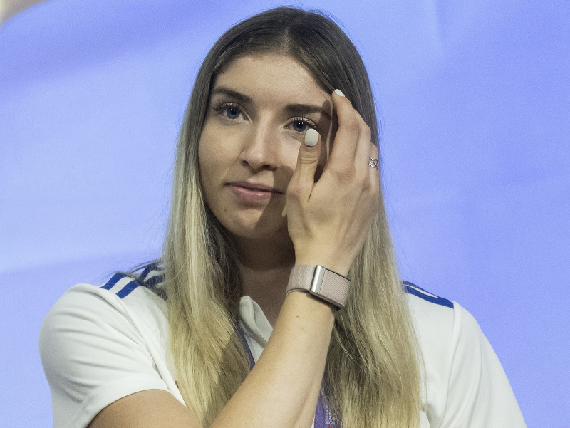 Na snímke slovenská reprezentantka v atletike Emma Zapletalová