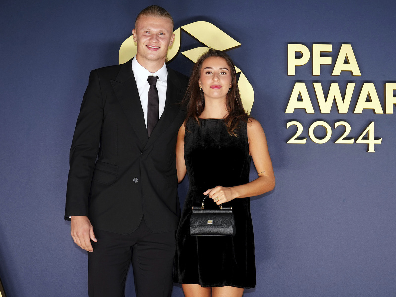 Erling Haaland a Isabel Haugseng Johansen