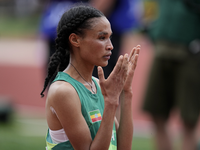 Etiópska bežkyňa Letesenbet Gideyová