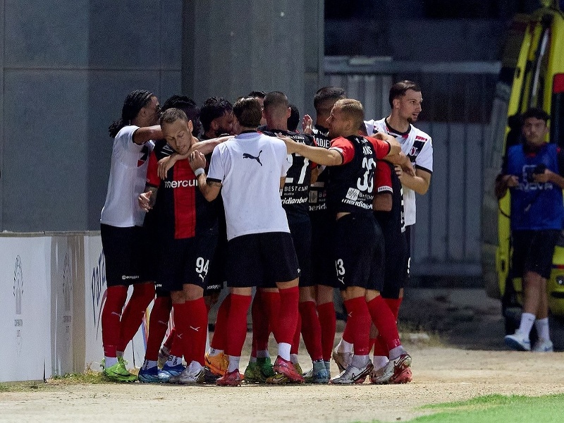 Gólové oslavy futbalistov Hamrun Spartans
