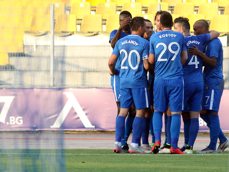 Gólové oslavy futbalistov Levski Sofia