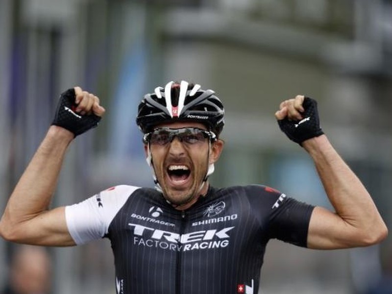 Fabian Cancellara a jeho radosť ešte počas pretekov