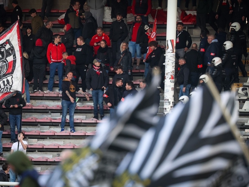 Fanúšikovia belgického Standardu Liège