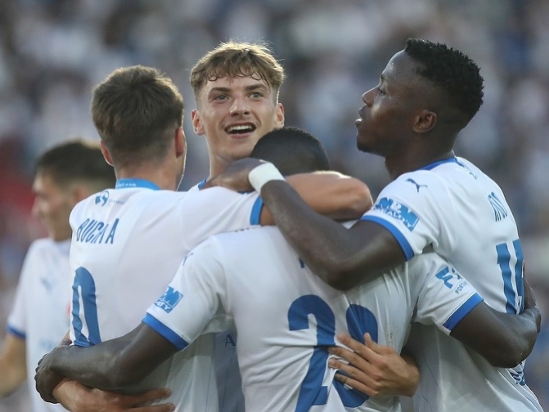 Gólové oslavy futbalistov Ostravy