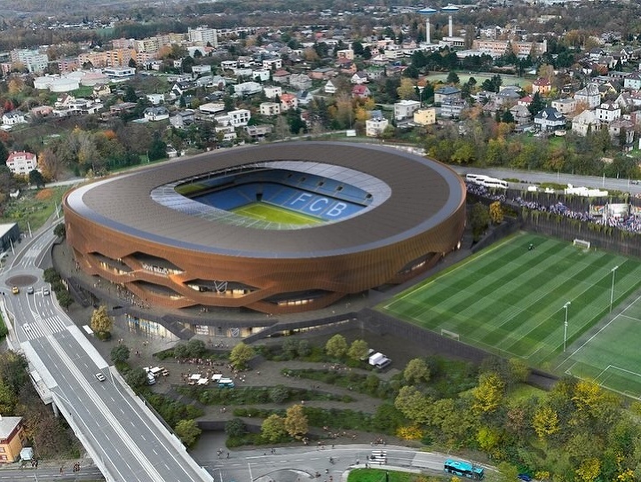 Projekt futbalového štadióna Nové Bazaly v Ostrave 