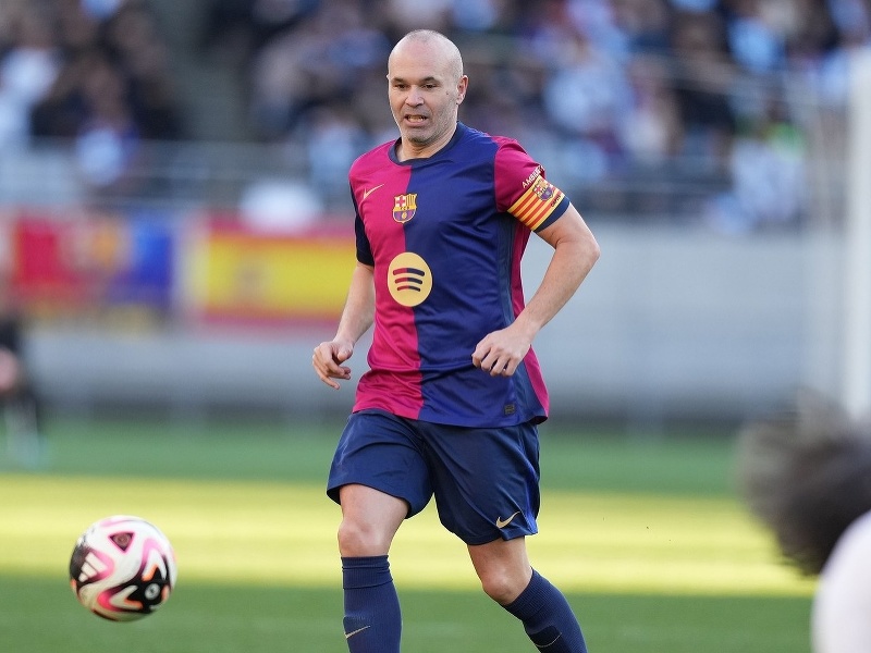 Španielska futbalová legenda Andrés Iniesta