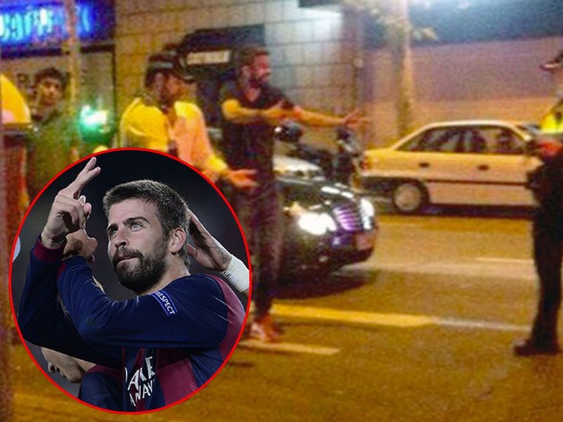 Gerard Piqué za incident s policajtami zaplatí 