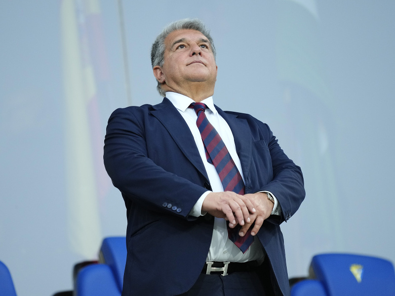 Prezident futbalového klubu FC Barcelona Joan Laporta
