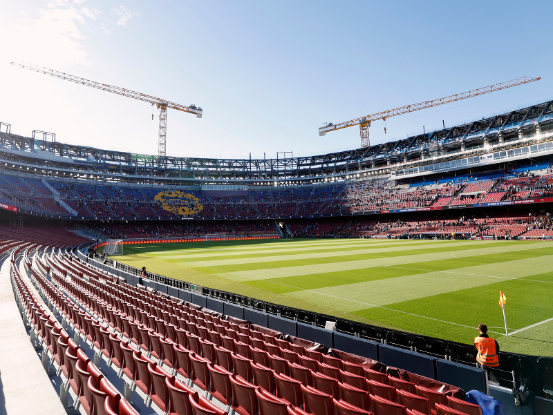 Zrekonštruovaný štadión Camp Nou v Barcelone
