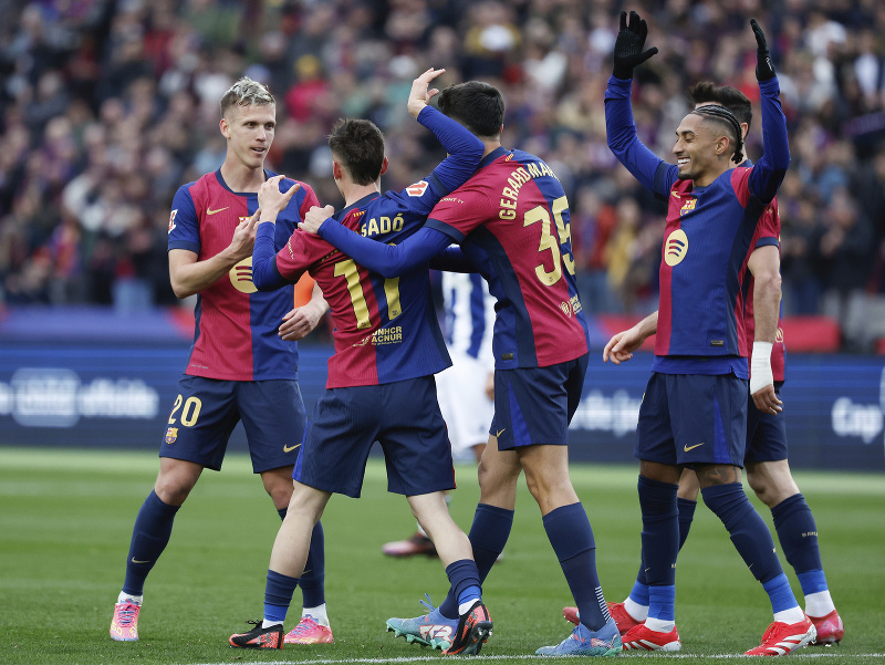 Tešiaci sa hráči FC Barcelona