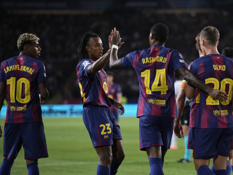 Gólová radosť futbalistov Barcelony
