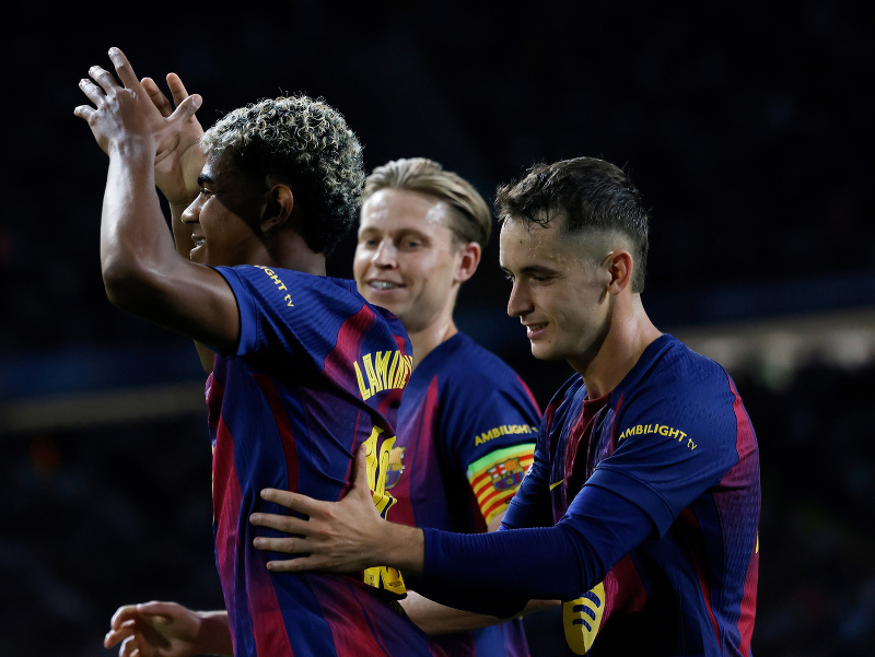 Lamine Yamal a jeho gólové oslavy so spoluhráčmi