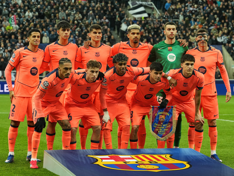 Futbalisti Barcelony pred zápasom Ligy majstrov