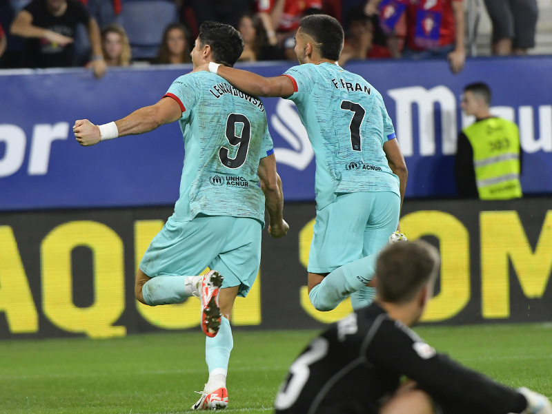 Robert Lewandowski strelil víťazný gól Barcelony