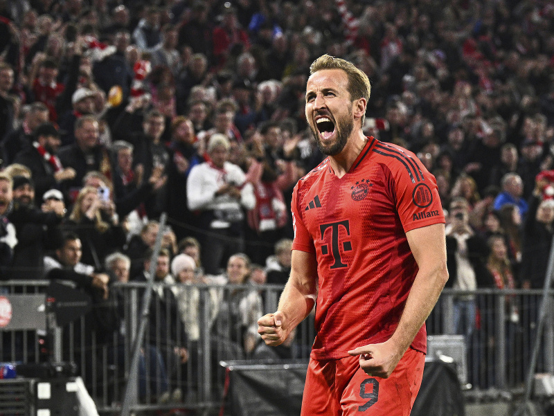 Harry Kane oslavuje gól