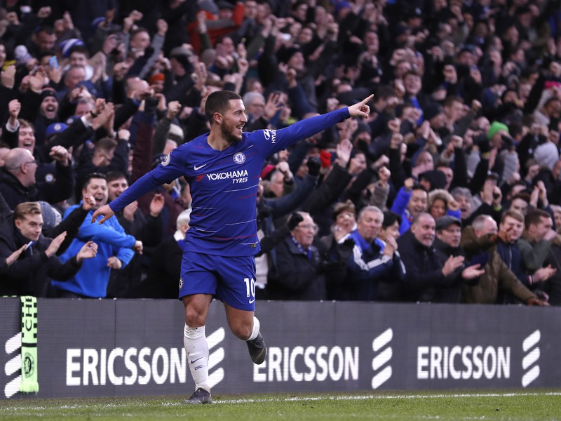 Eden Hazard a jeho gólové oslavy