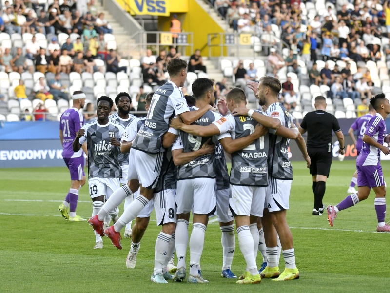 Radosť hráčov FC Košice po góle