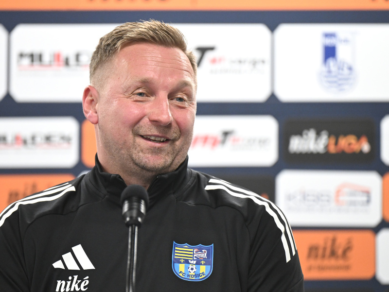 Tréner FC Košice Peter Černák