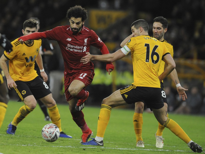 Mohamed Salah a Conor Coady
