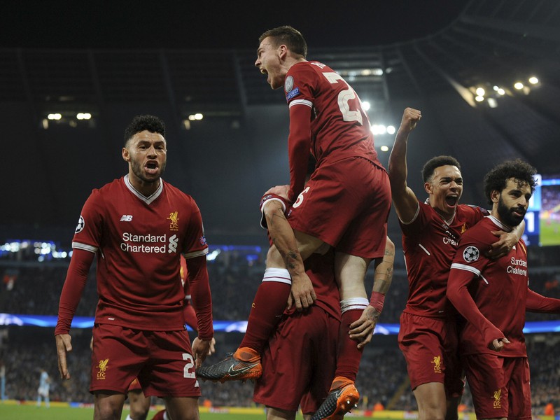 Radosť hráčov Liverpoolu