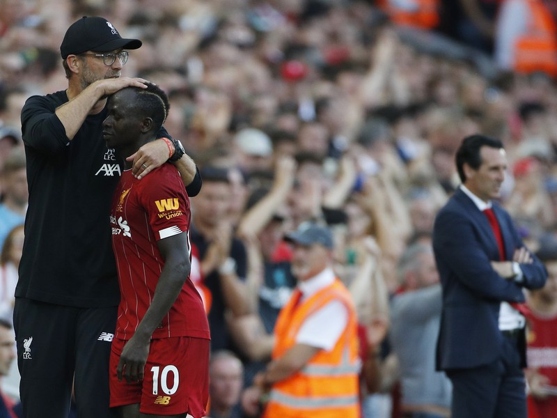 Jürgen Klopp a Sadio Mané