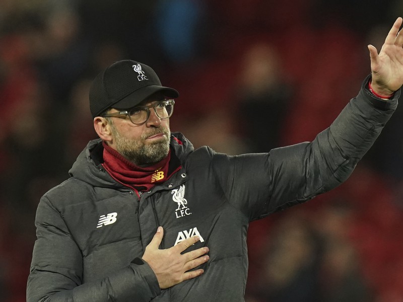 Tréner Liverpoolu Jürgen Klopp
