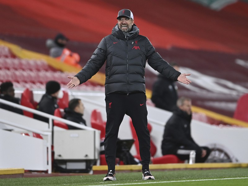 Tréner Liverpoolu Jürgen Klopp