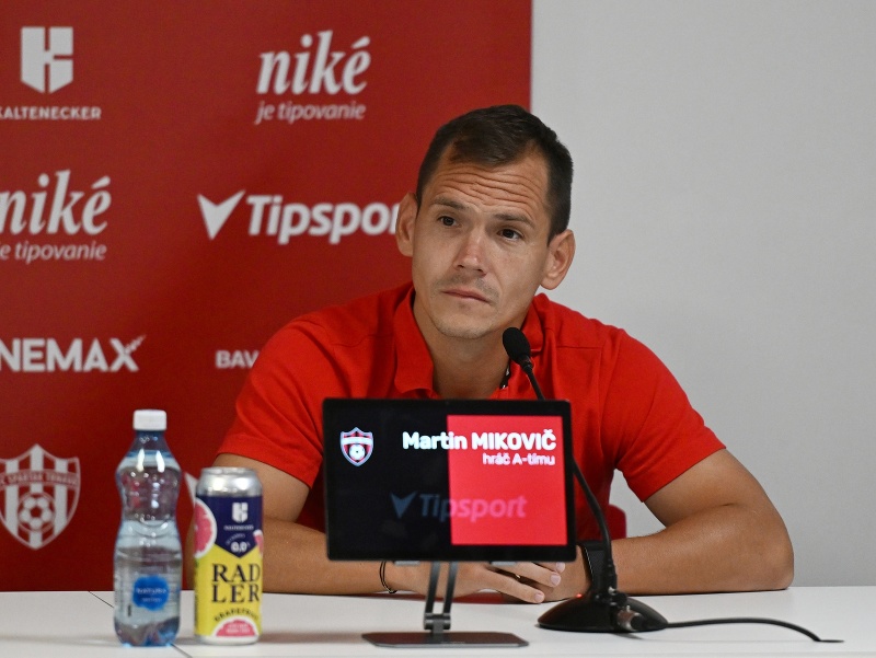 Hráč Spartaka Trnava Martin Mikovič