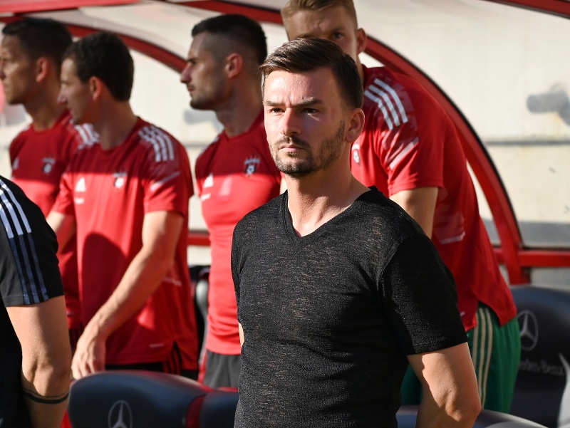 Tréner Spartaka Michal Gašparík