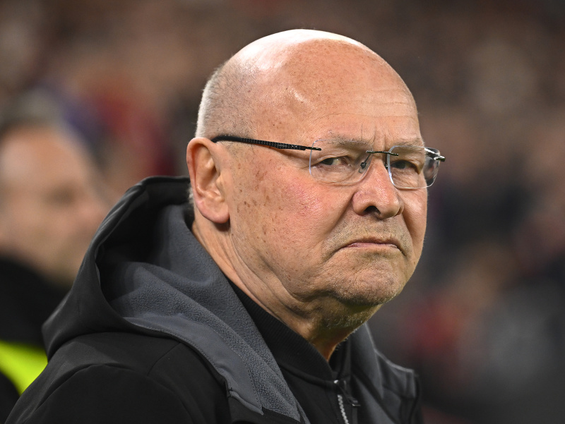 Tréner Plzne Miroslav Koubek