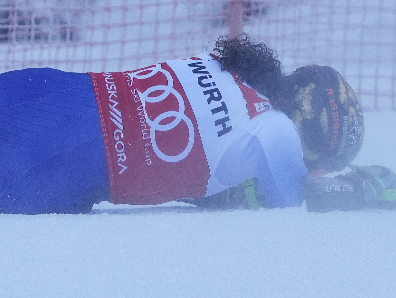 Federica Brignoneová po páde