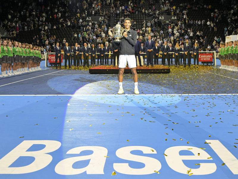 Kanadský tenista Félix Auger-Aliassime vyhral turnaj v Bazileji
