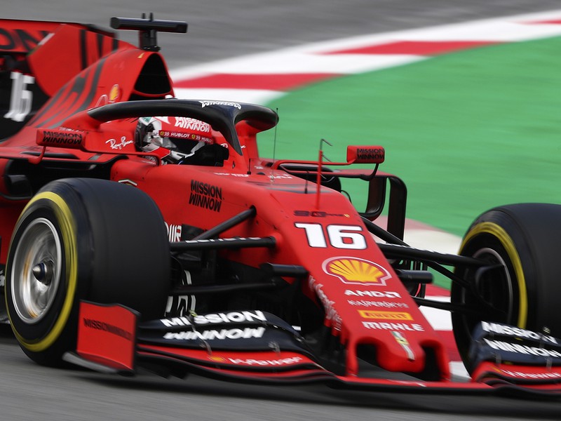 Charles Leclerc z tímu Ferrari