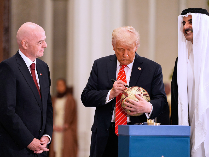 Gianni Infantino a Donald Trump 